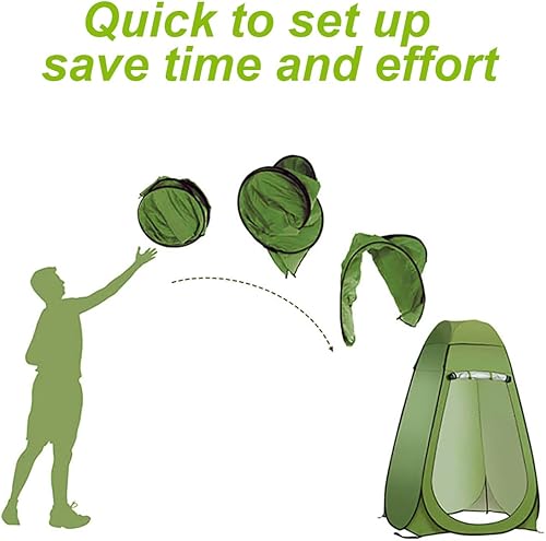 Miniatura 4 de Tienda de campaña de ducha desplegable de privacidad, portátil para acampar al aire libre, baño, baño, tienda de campaña para refugios de privacidad