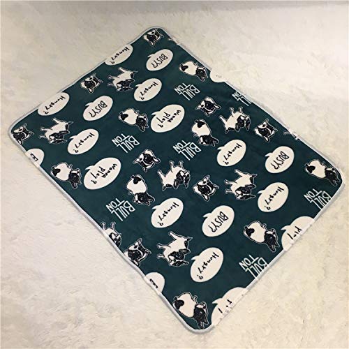 Couverture pour chien isolante d'automne hiver 100x73cm, tapis de canapé lavable et moelleux