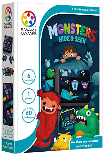 SmartGames Monstres cache-cache jeu puzzle 60 défis 6+ ans