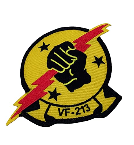 Squadron Nostalgia LLC LT Tom Iceman Kazansky TOPGUN VF-213 Patch – Plastic Backing