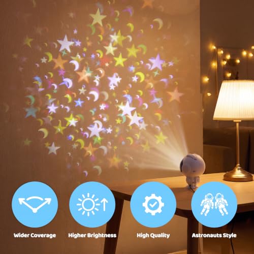 Proyector Estelar Luz de Noche Astronauta Infantil miniatura 6