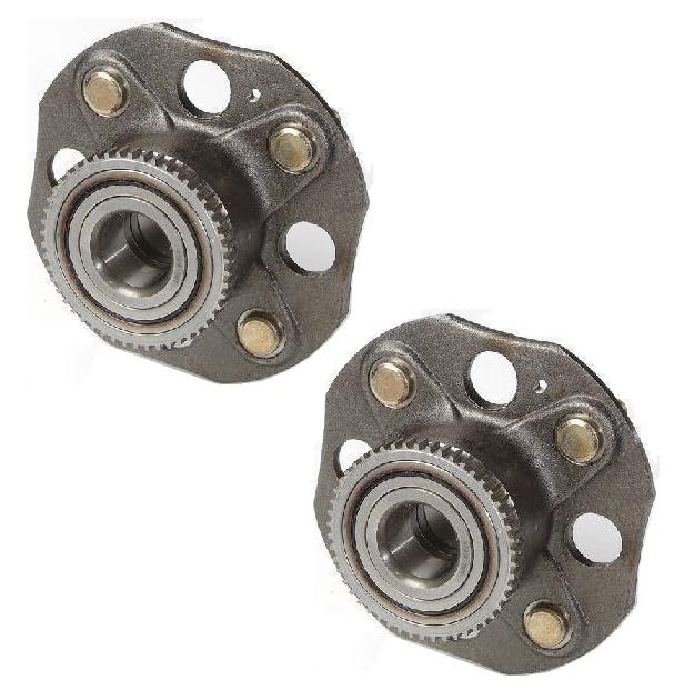 Image of TRQ Rear Left and Right Wheel Bearing and Hub Assembly Set 2 Piece Compatible with 1998-2002 Honda Accord L4 2.3L