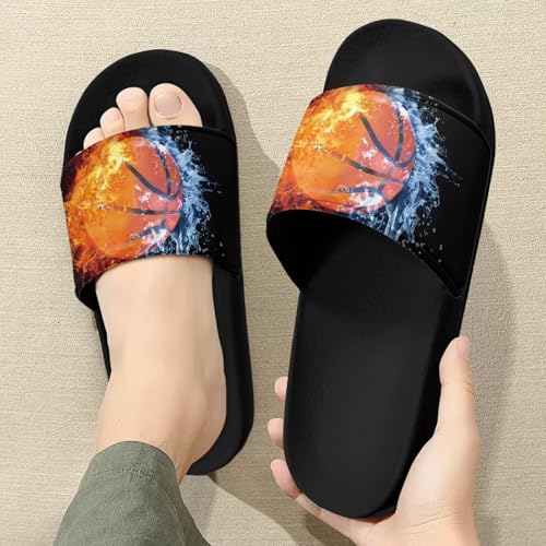 Slides Sandals for Mens Womens Slip On Flat Sandals Open Toe Comfort Beach Sandals Slippers3