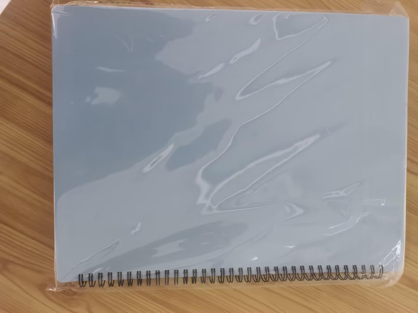 Teczka na nuty A4, uchwyt na nuty, umożliwia adnotacje, eliminuje odblaski, 60 stron, spiralny organizer do segregatora, przechowywanie nut (niebieski)