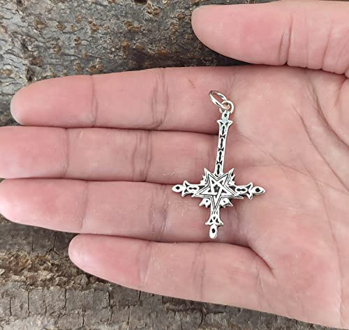 Kiss of Leather Ciondolo a forma di croce in