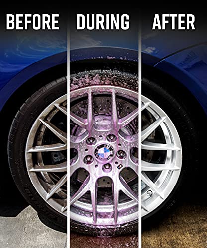 Adam’s Wheel & Tire Cleaner 16Oz - Professional All In One Tire & Wheel Cleaner Use W/Wheel Brush & Tire Brush | Car Wash Wheel Cleaning Spray For Car Detailing | Safe On Most Rim Finishes #TOP1