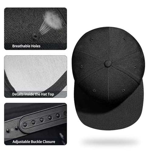 Negi Snapback para hombre con bandera de EE.UU. negra miniatura 3