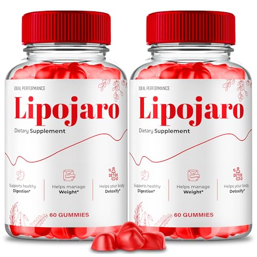 LipoJaro Keto ACV Gummies LipoJaro ACV Supplement Gummies - Maximum Strength LipoJaroKeto+ ACV Gummys All Natural Support Formula Keto+ACV Advanced Formula Lipo Jaro Reviews (2 Pack)