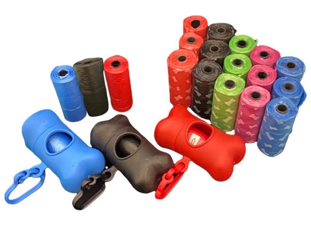 Sacchetti Per Bisogni Cani Con Dispenser A Oscio - 105 Sacchetti Spessi E Igienici - Clip Per Guinzaglio - Foto 4