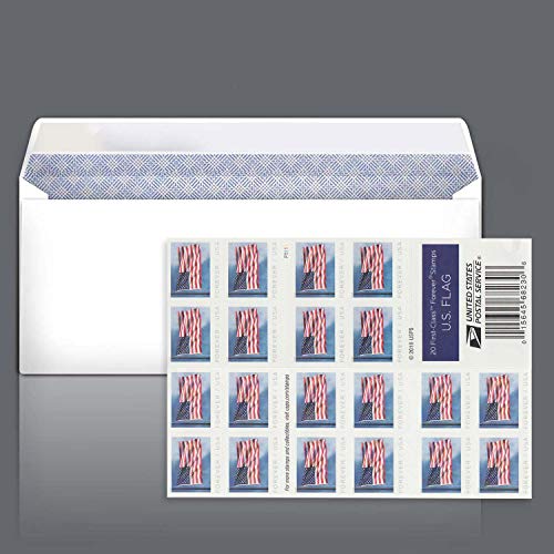 The News Stamps Business Envelope Matching 2019 Forever Postage Stamps - Book of 20 (1 Sets) - Thumbnail 2