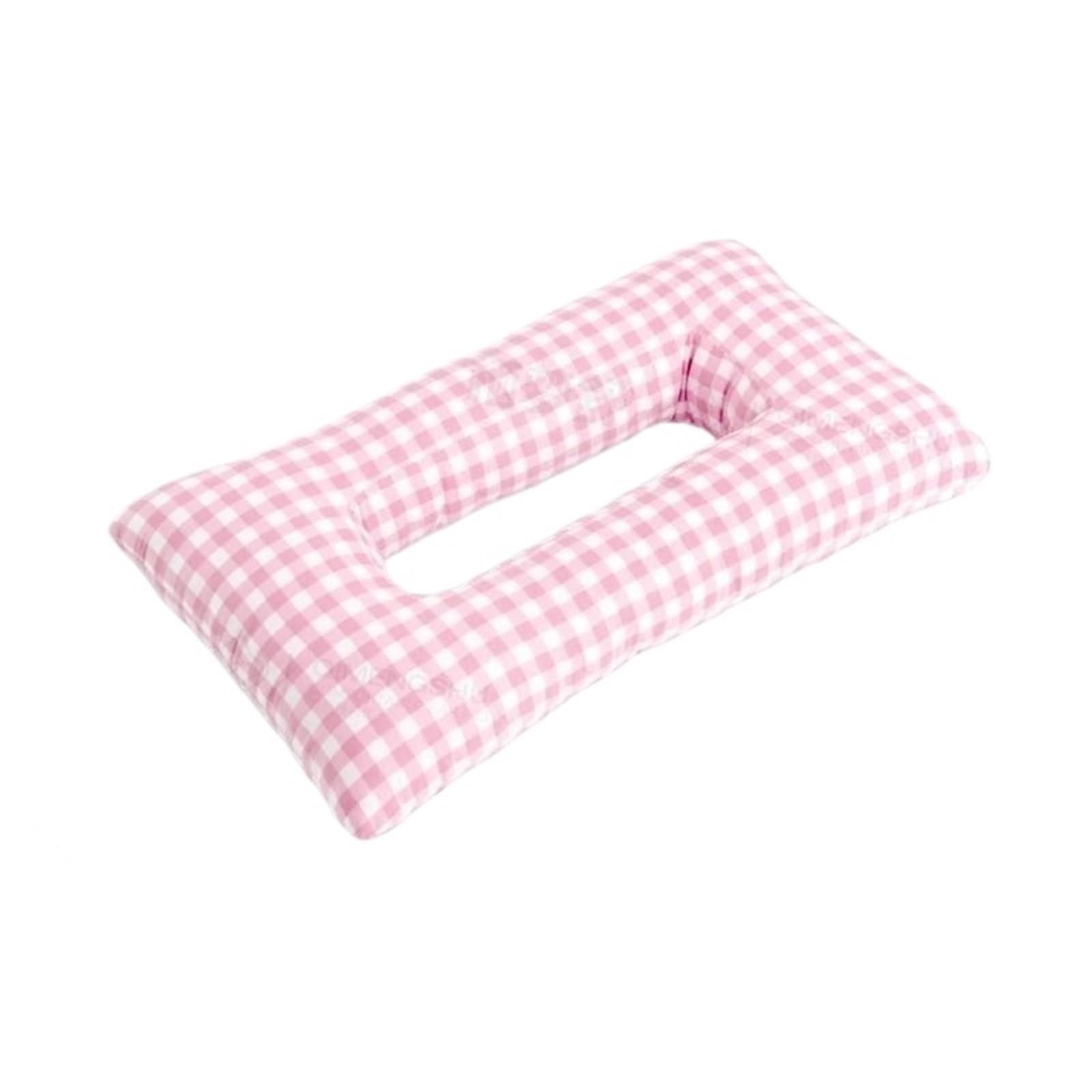 FonHNDG Piercing Pillow Perforated Ear Protection, Side Sleeping Non Pressure Pillow, Anti Hollow Out(Color 3)