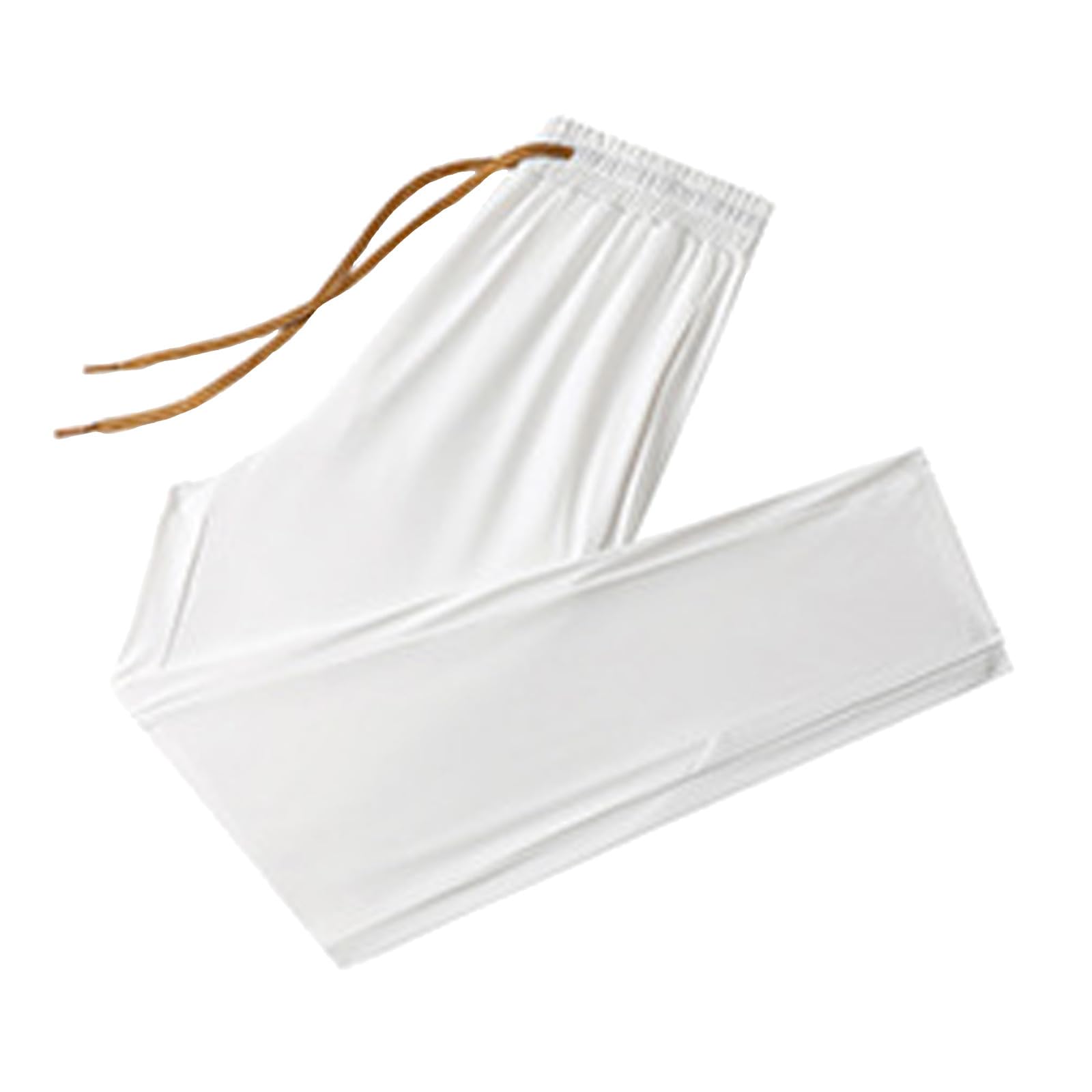 Pantalones deportivos de seda de hielo para mujer, pantalones súper elásticos para hombre y mujer, estilo casual para correr