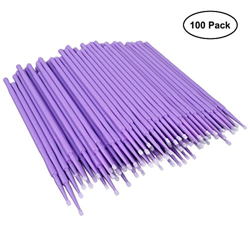 Atlin Touch Up Paint Brushes, 100 Pack Of 1.5Mm Disposable Micro Applicators For Automotive Paint Chip Repair #TOP1