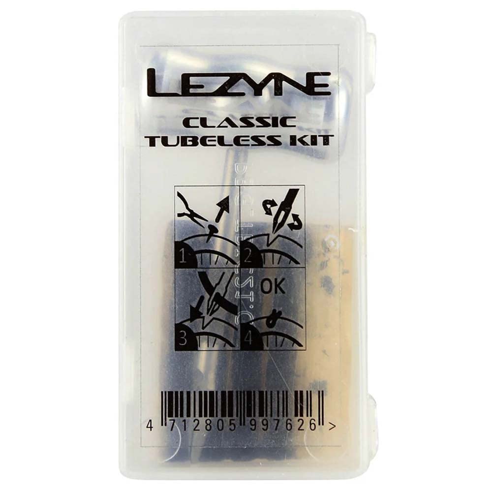 LEZYNE Tubeless-Reparaturset-Zubehör im Karton mit 24 Stück.