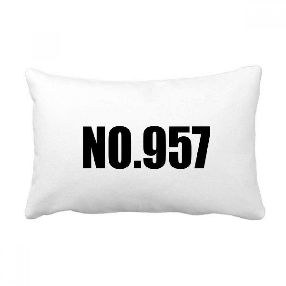 Cadeau décoration maison coussin multicolore numéro 957 porte-bonheur