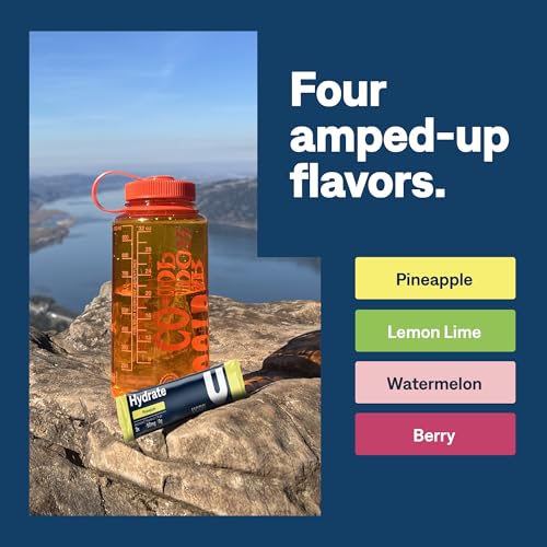 Image of UCAN Hydrate Electrolyte Drink Mix (Berry, 12 Stickpacks) Sugar-Free, Keto-Friendly, Vegan, Non-GMO, Gluten-Free Electrolyte Powder with Potassium & Magnesium for Runners & Athletes