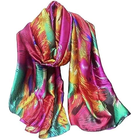 Pokeedioty Scarfs for Women Lightweight Head Scarf Fashion Scarves Elegant Floral Pattern Sunscreen Shawls and Wraps (P 038) Cover
