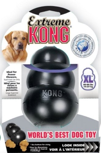 Brinquedo Kong Cães Extreme Preto - Tamanho GG