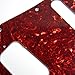 Replacement Guitar Pickguard For Squire Cyclone,4ply Red tortoise
