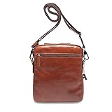 1 abnehmbarer Schultergurt Picard Buddy Umhängetasche aus Wasserbüffelleder mit Reißverschluss, Abnehmbarer Schultergurt und Kreditkartenfächern 27 x 23 x 7 cm (H/B/T) Herren/Damen (4968)