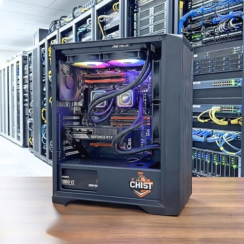 Image of CHIST Server D40 PRO (Xeon-E5 2686 V4 Dual Processor 36 Cores 72 Threads 90MB Smart Cache /64GB DDR4 RAM /1TB NVMe Gen 4 /850W 80+ Gold PSU /Wi-Fi Bluetooth (RTX A2000 ADA 16GB DDR6)