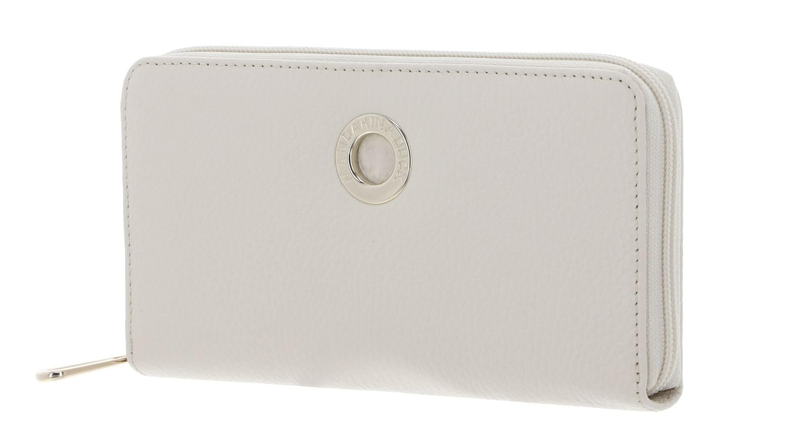 Mandarina Duck Women Mellow Leather Wallet Billfold, Almond, One Size