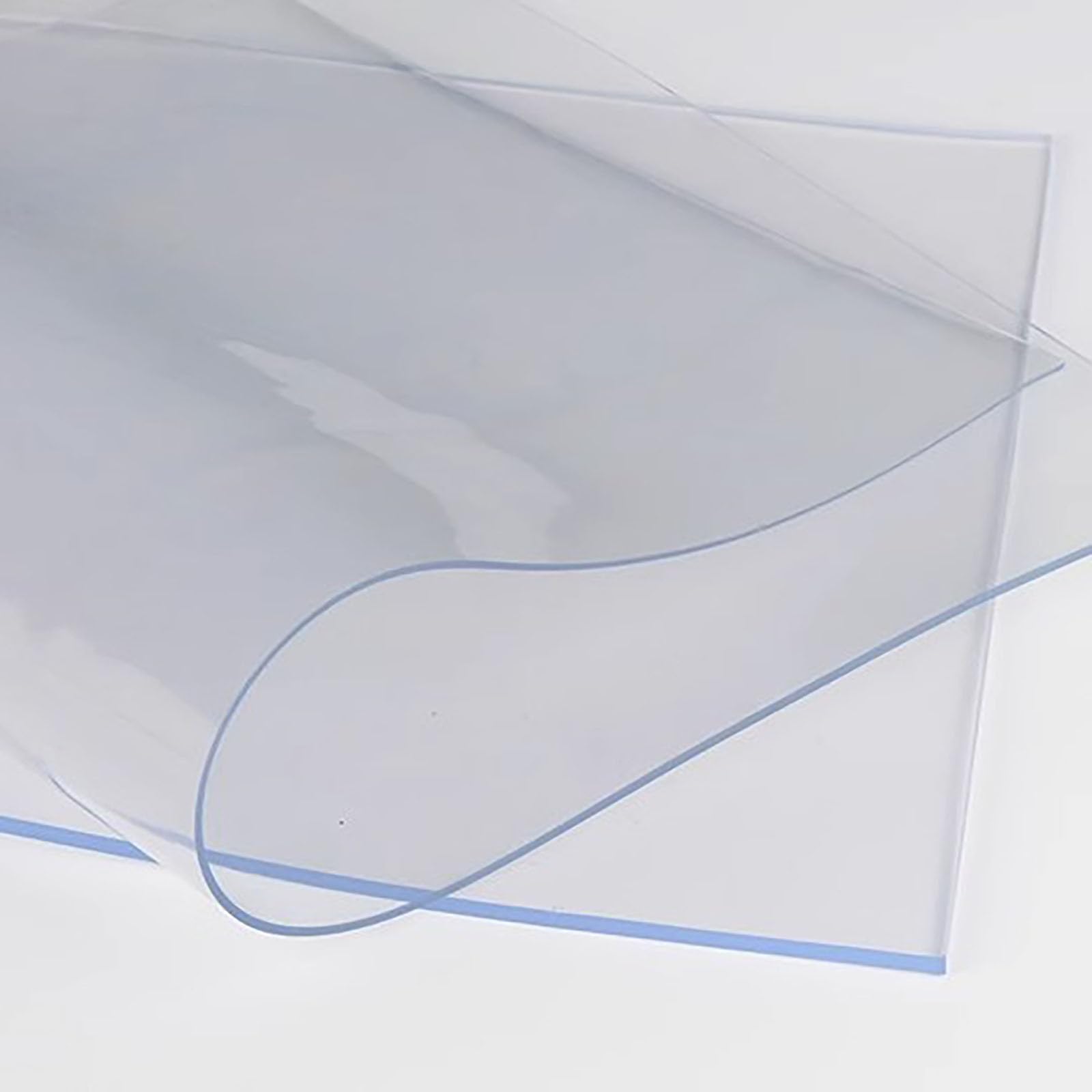 Nappe de protection facile à nettoyer en PVC transparent