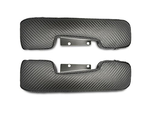 ハイエース レジアスエース 200系 サイド レザー アームレスト ドアアームレスト 左右セット H16〜 (カーボン柄)