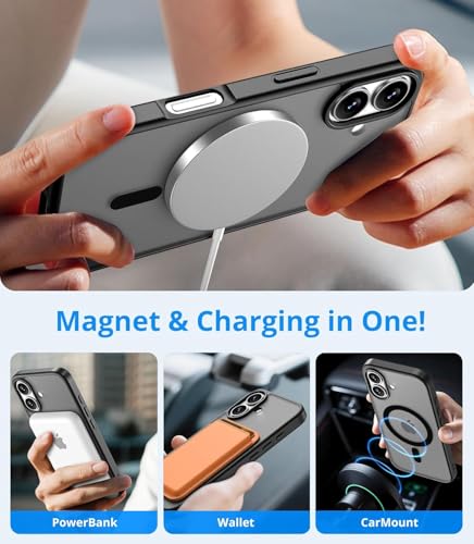 Image of EGOTUDE Frosted Case for iPhone (iPhone 16 Plus) Black