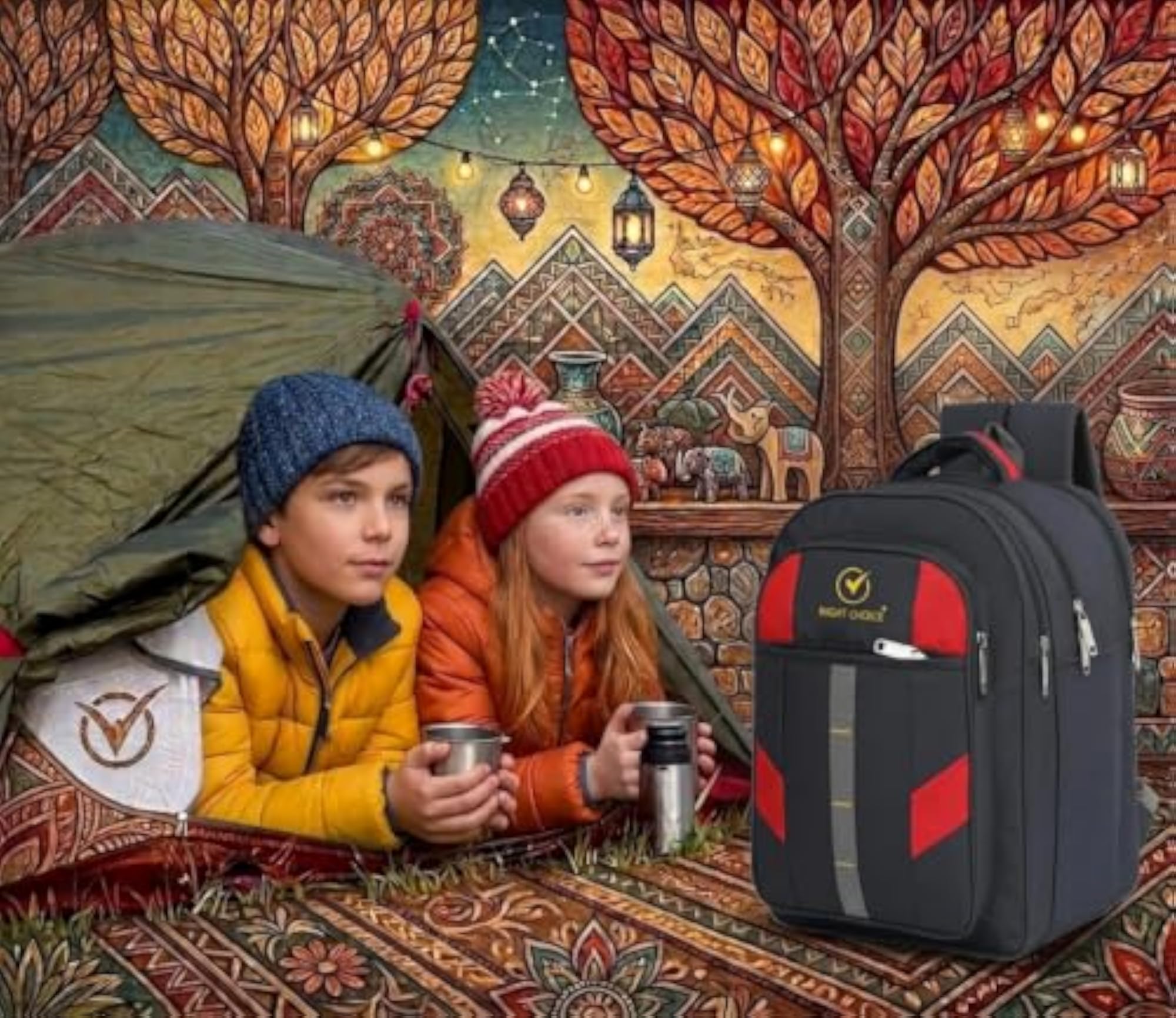 Spacious Multi-Purpose Travel Backpack for Men & Women