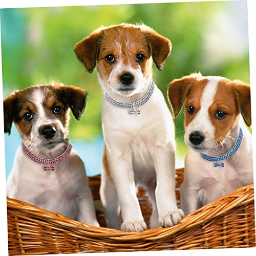 HOLIDYOYO Sparkling Rhinestone Dog Necklace Decorative Pet Collar Elastic Pet Neckchain