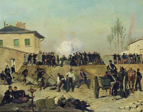 Gravures impression sur toile la bataille de Villejuif toile modern peinture haute définition