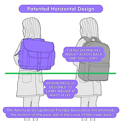 Bixbee Kids Backpack, Purple Sparkly Bookbag For Girls & Boys Ages 5-7 | Daycare, Preschool, Elementary School Bag For Kids | Easy To Carry & Water Resistant #TOP2