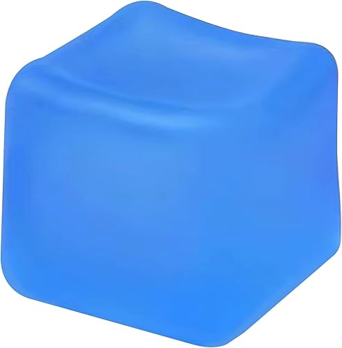 Miniatura 9 de Cubo cuadrado para el estrés, juguete blando de cubo de hielo para niños y adultos, cubo antiestrés, bola sensorial no tóxica, juguete para aliviar