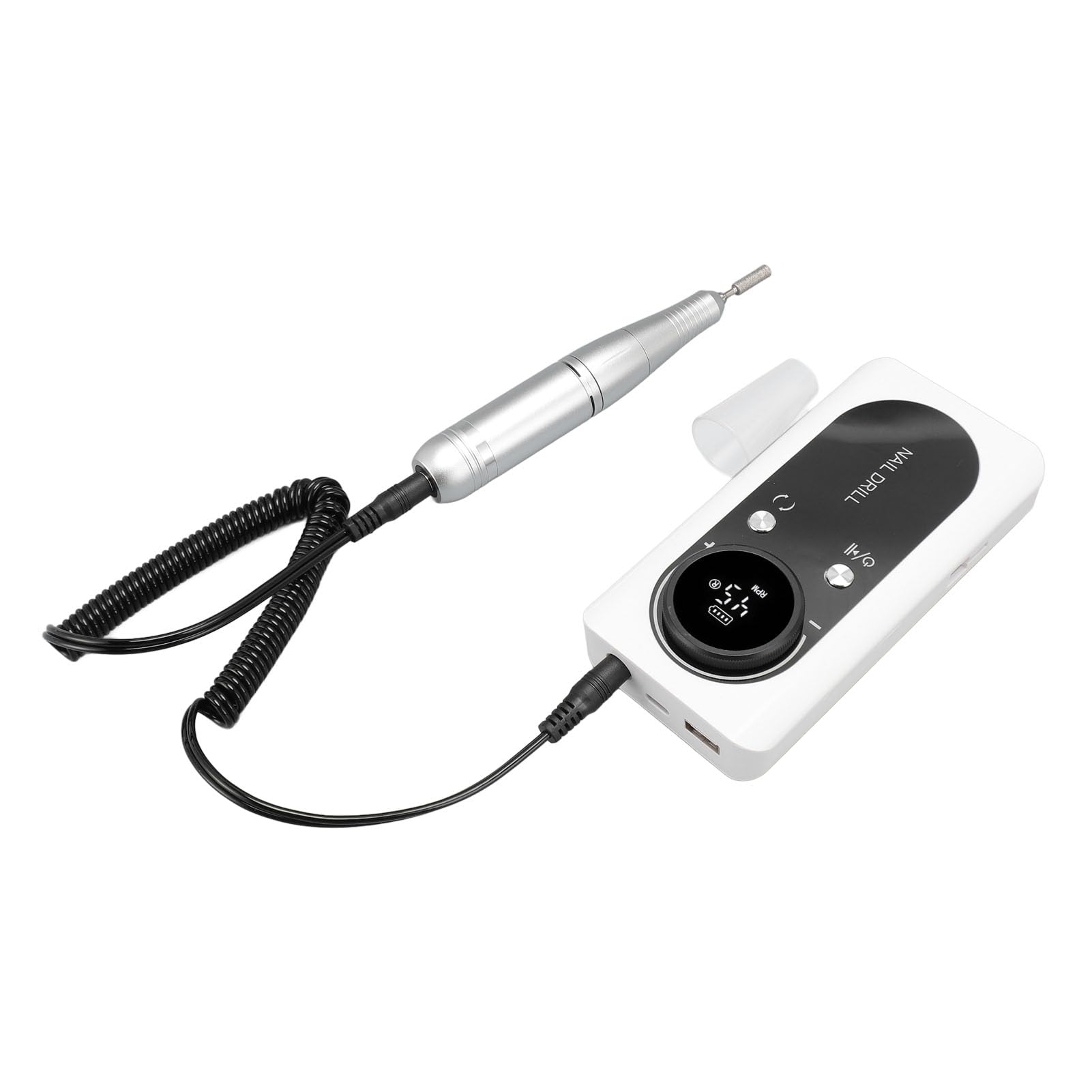 Levigatrice Elettrica per Unghie, Strumento Elettronico Ricaricabile per Pedicure Manicure 45000 Giri/min Design Ad Alta velocità, Lima Elettrica per Lucidatura delle Unghie