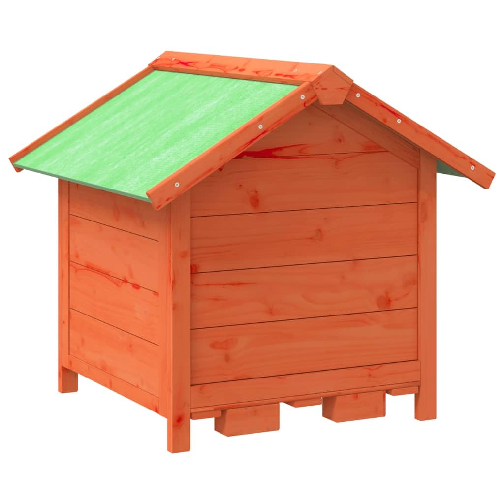 hundebox alu,hundebox Metall,hundezwinger,Hundehütte Braun 65x65x61,5 cm Massivholz KieferEntworfen für Garten und Terrasse.