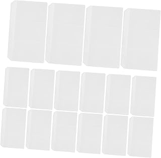 Tofficu 20 folhas pasta bolso pasta bolso bolsa pasta pasta pasta bolso bolsa para organizar folhas soltas a6 saco de cartão de visita PVC