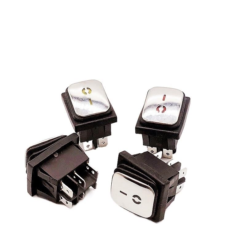 Amazon.co.jp: KCD4 鋼表面ロッカースイッチ IP67 ON-OFF/ON-OFF