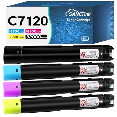 Toner C7120 C7125 C7130 pour remplacer les références 006R01824 à 006R01827
