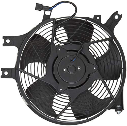 A/C Condenser Damage - 1997-2000 Mitsubishi Montero Sport 4 Spectra Premium CF22001 Air Conditioning Condenser Fan Assembly