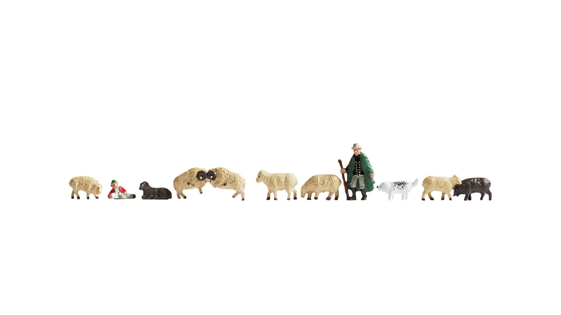 Noch 36750 Shepherd and Sheep Landscape Modelling