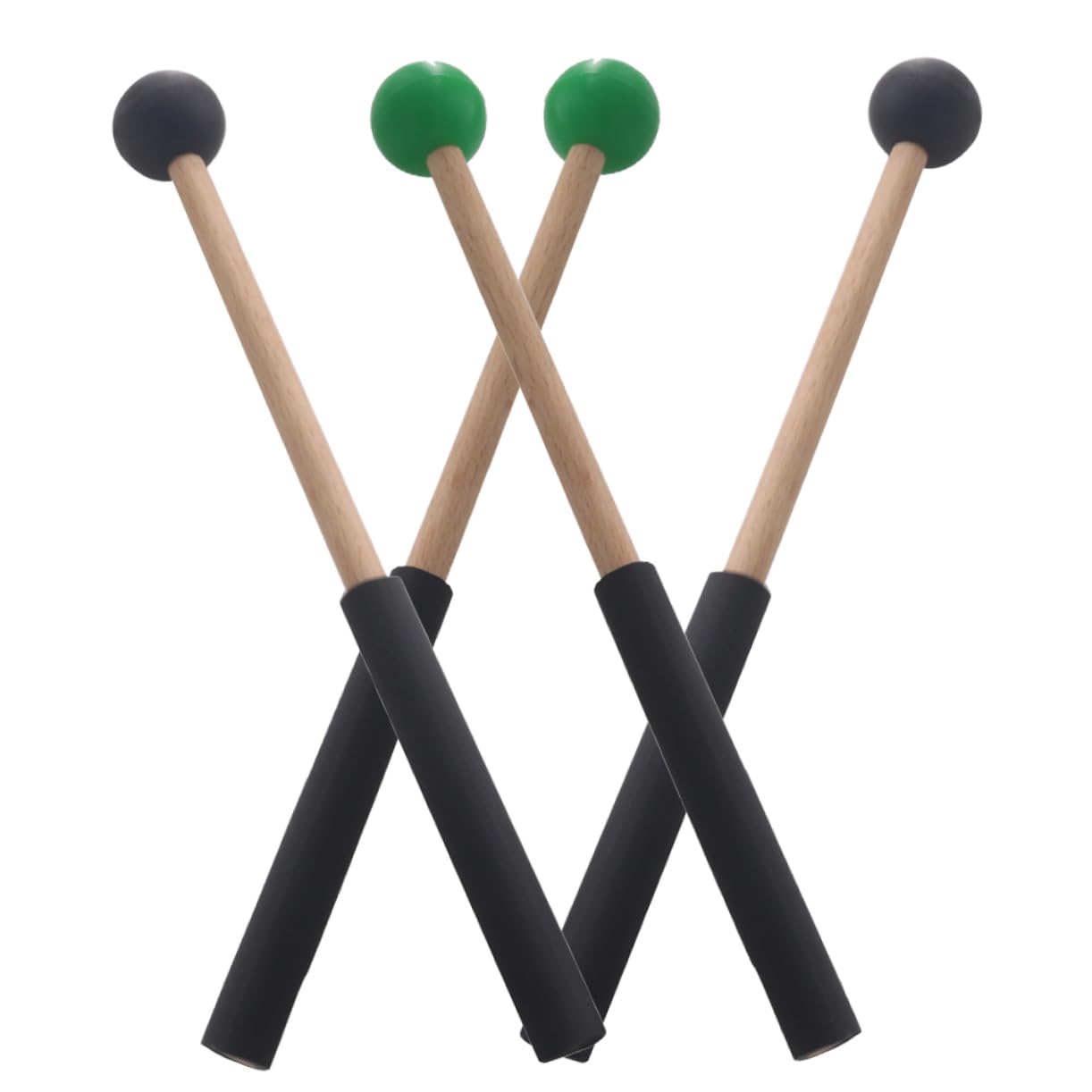 Abaodam 3 Juegos De Mazos De Percusión Para Marimba Baquetas De Lengüeta Baquetas De Escenario Mazos De Instrumentos Musicales Para Estudiantes (2 Pares X 3)
