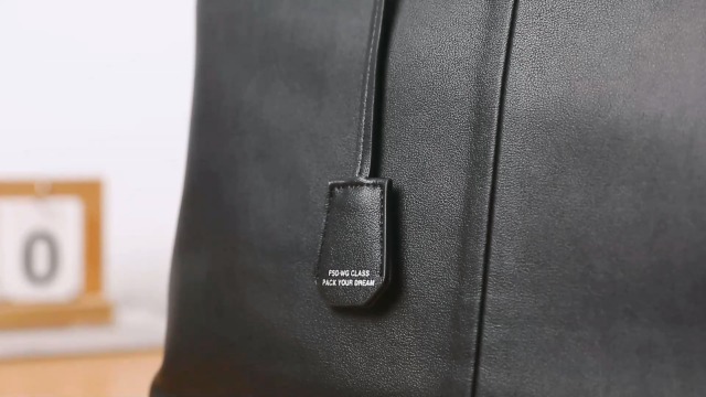 Men's Tote Bag Large Capacity Male Leather Handbag Shopping Bag Men