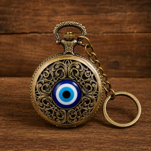 Image of Antique Bronze Pocket Premium Vintage Theme Metallic Home Key Chain & Key Rings | Best Gift for Men, Woman, Boys & Girls on their Special Occassions