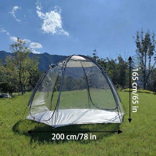 Carpa deportiva transparente para 2 personas miniatura 5