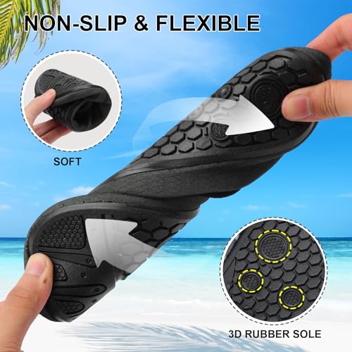 Barefoot Water Shoes for Women Men Beach Swim Aqua Socks Summer Quick-Dry Sandals Slippers3