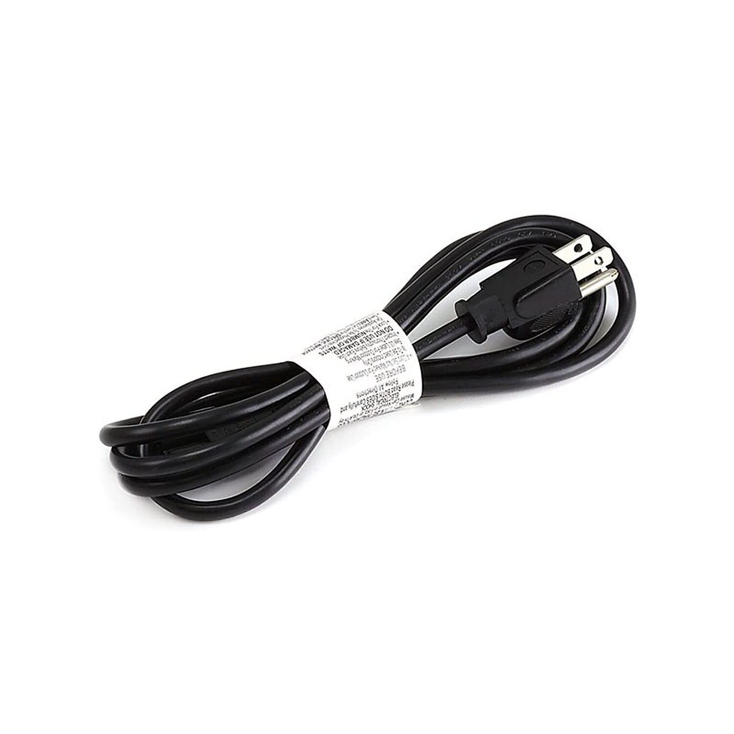 Grounded Ac Power Cord 18awg_ 6ft Black