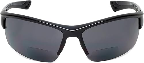 Miniatura 9 de Calabria Sport 202BF - Gafas de seguridad bifocales + 1.50 negronegro mate gris, paquete de 2 unidades para hombres y mujeres, envolventes, sin