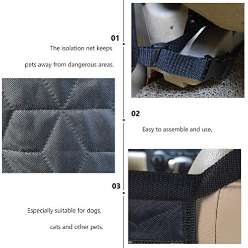 POPETPOP Barreira Pet CÃ£o Carro Rede Barreira Malha CÃ£o Guarda Carro SeguranÃ§a Divisor para VeÃ­c