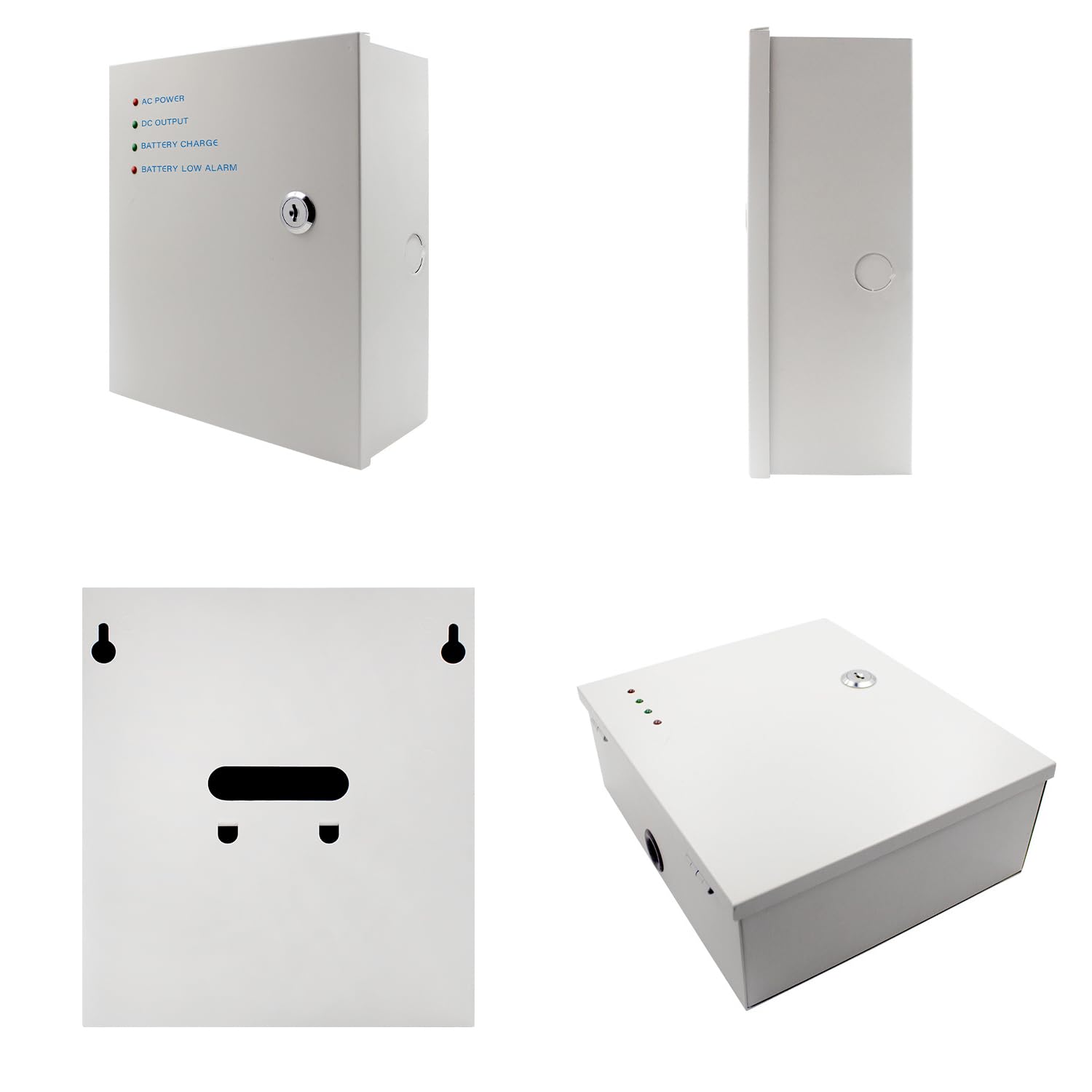 Control de fuente de alimentación CA 110-240V a DC 12V 5A gabinete de metal regulado UPS unidad de fuente de alimentación con enlace de batería de respaldo para sistema de entrada de acceso a puerta 3